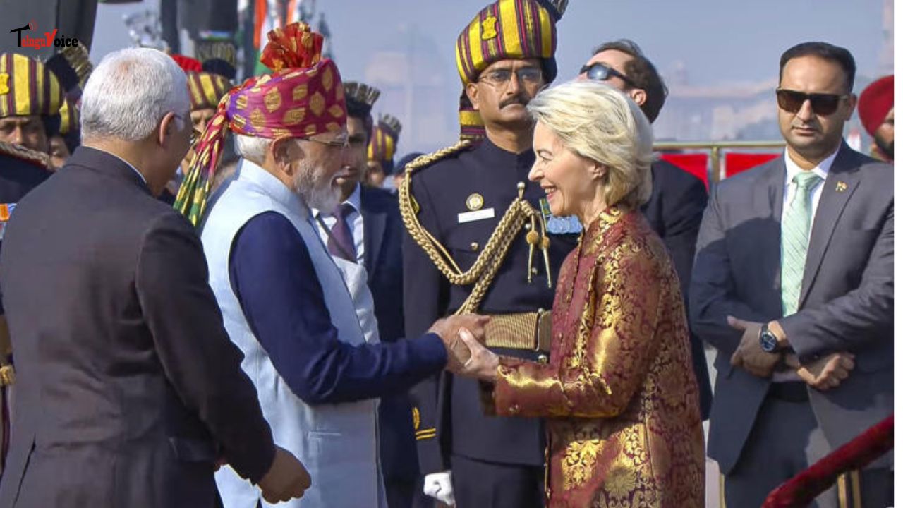 Honour of a Lifetime: EU Chief Lauds India’s 77th Republic Day Celebrations Honour of a Lifetime: EU Chief Lauds India’s 77th Republic Day Celebrations teluguvoice