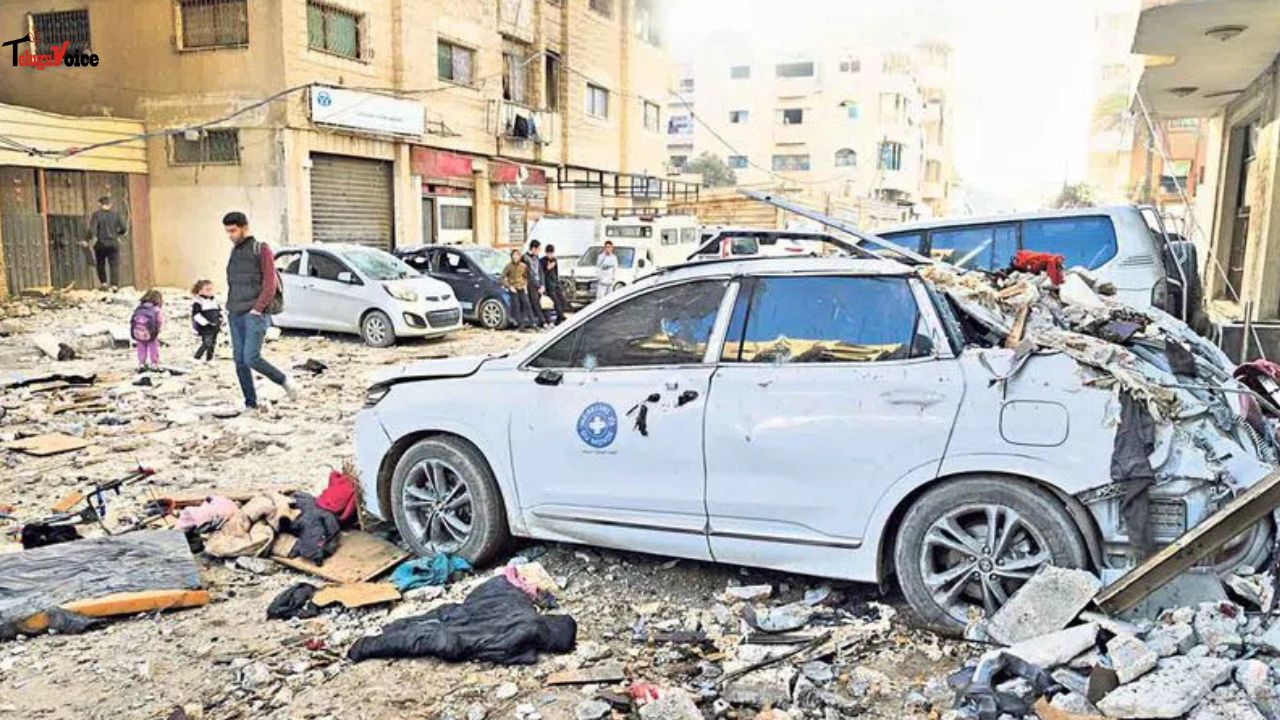 Israeli Strikes Kill at Least 23 in Gaza Amid Rising Ceasefire Tensions teluguvoice