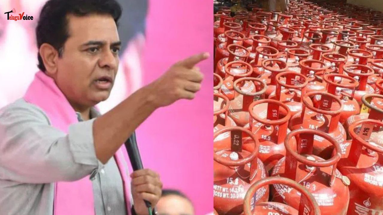 KTR Urges Centre to Address LPG Shortage in Telangana teluguvoice