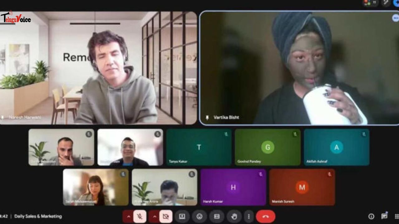 Gen Z Employee’s Virtual Meeting Prank Goes Viral teluguvoice