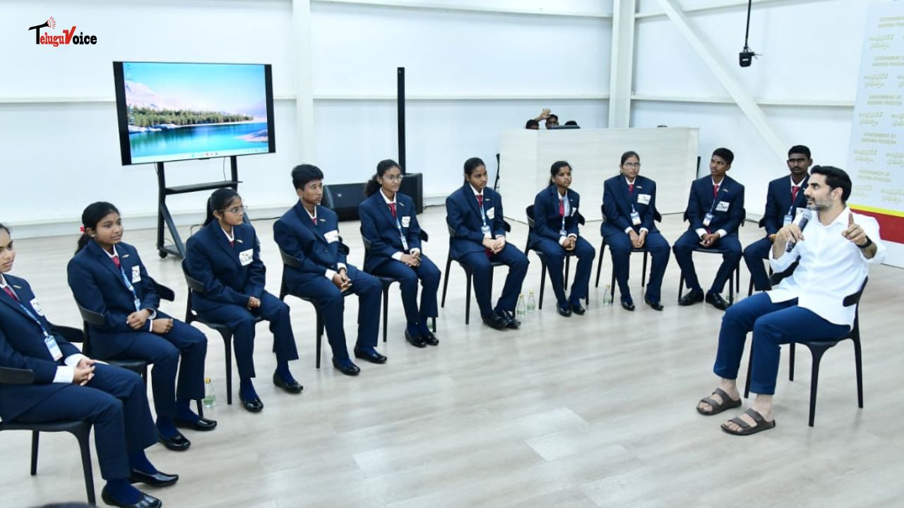 Nara Lokesh Flags Off Everest Mission for Special Needs Students Nara Lokesh Flags Off Everest Mission for Special Needs Students teluguvoice