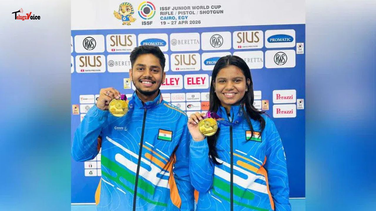 India Clinches Fourth Gold at ISSF Junior World Cup in Cairo teluguvoice