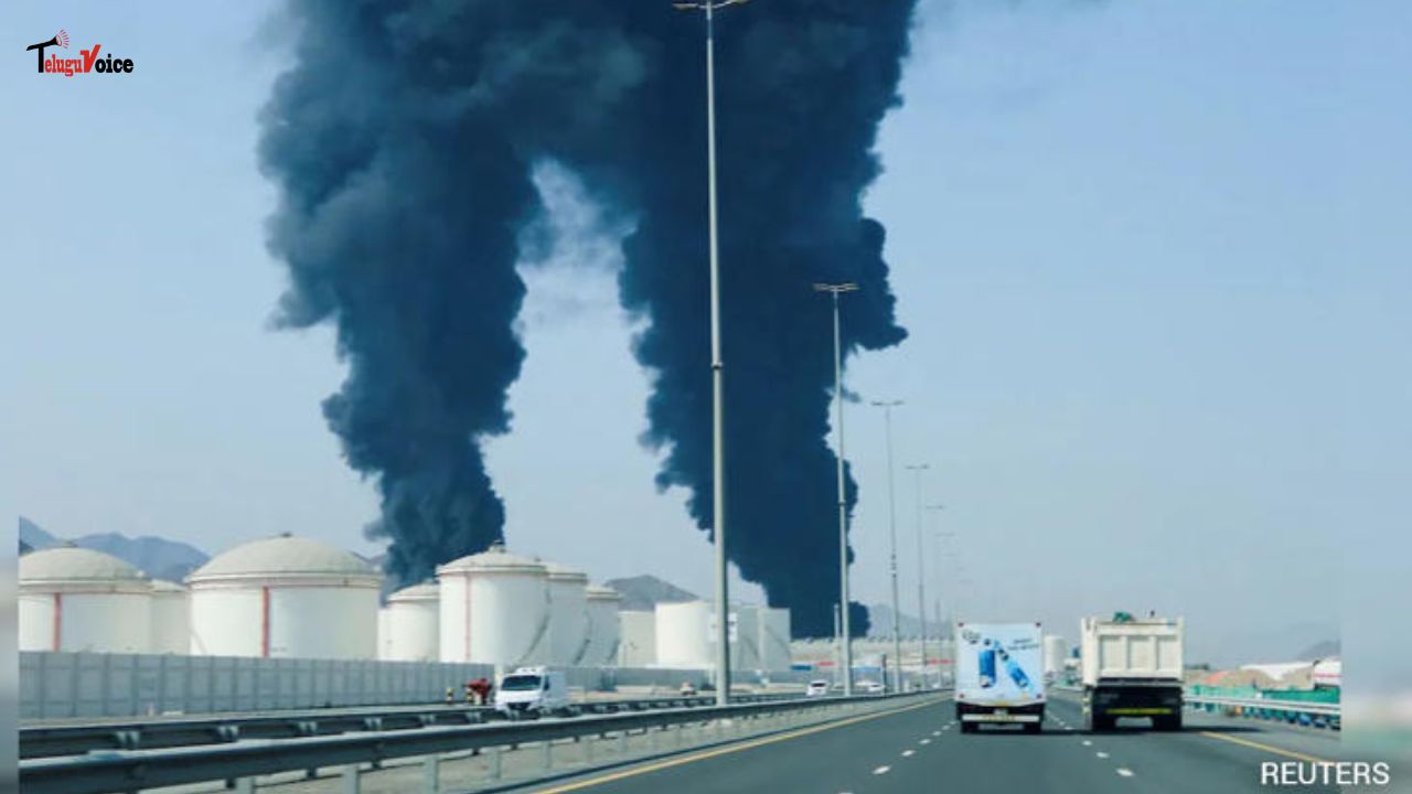 India Condemns Iran Attack on UAE Port That Injured Three Indians teluguvoice