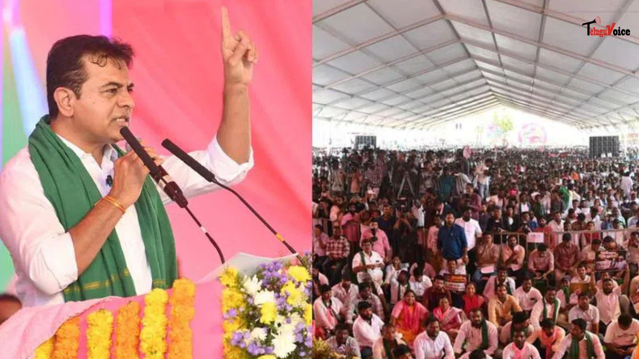KTR Urges Farmers to Question Government teluguvoice